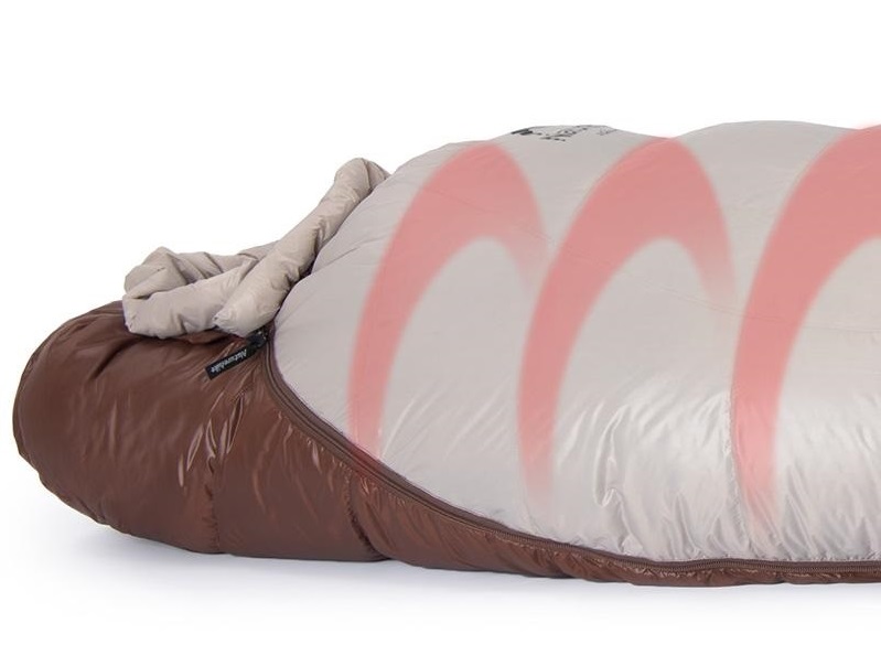 Naturehike páperový ultralight L560 Snowbird spací vak 1080g