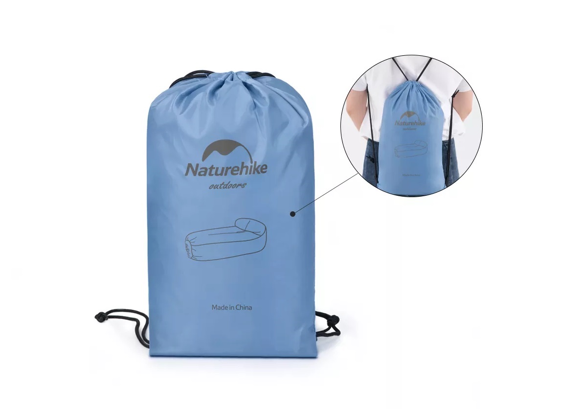 Naturehike dvojvrstvový lazy bag 726g - modrý