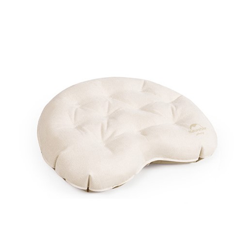 Naturehike nafukovací cestovný vankúšik velvet 175g - béžový