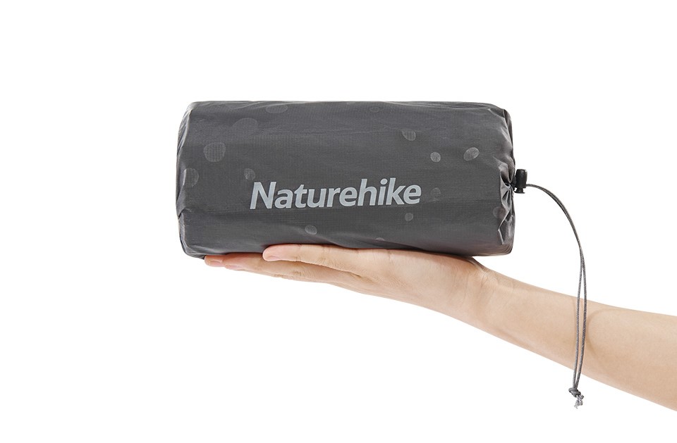 Naturehike ultraľahká nafukovacia karimatka R3.5 obdĺžnik - šedá