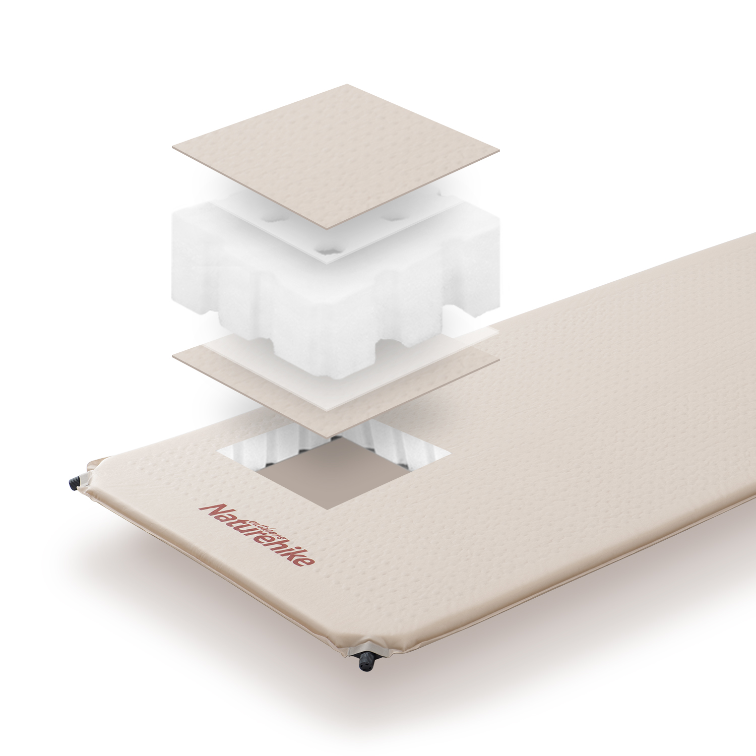 Naturehike samonafukovacia karimatka s dvoma ventilmi 3000g - béžová