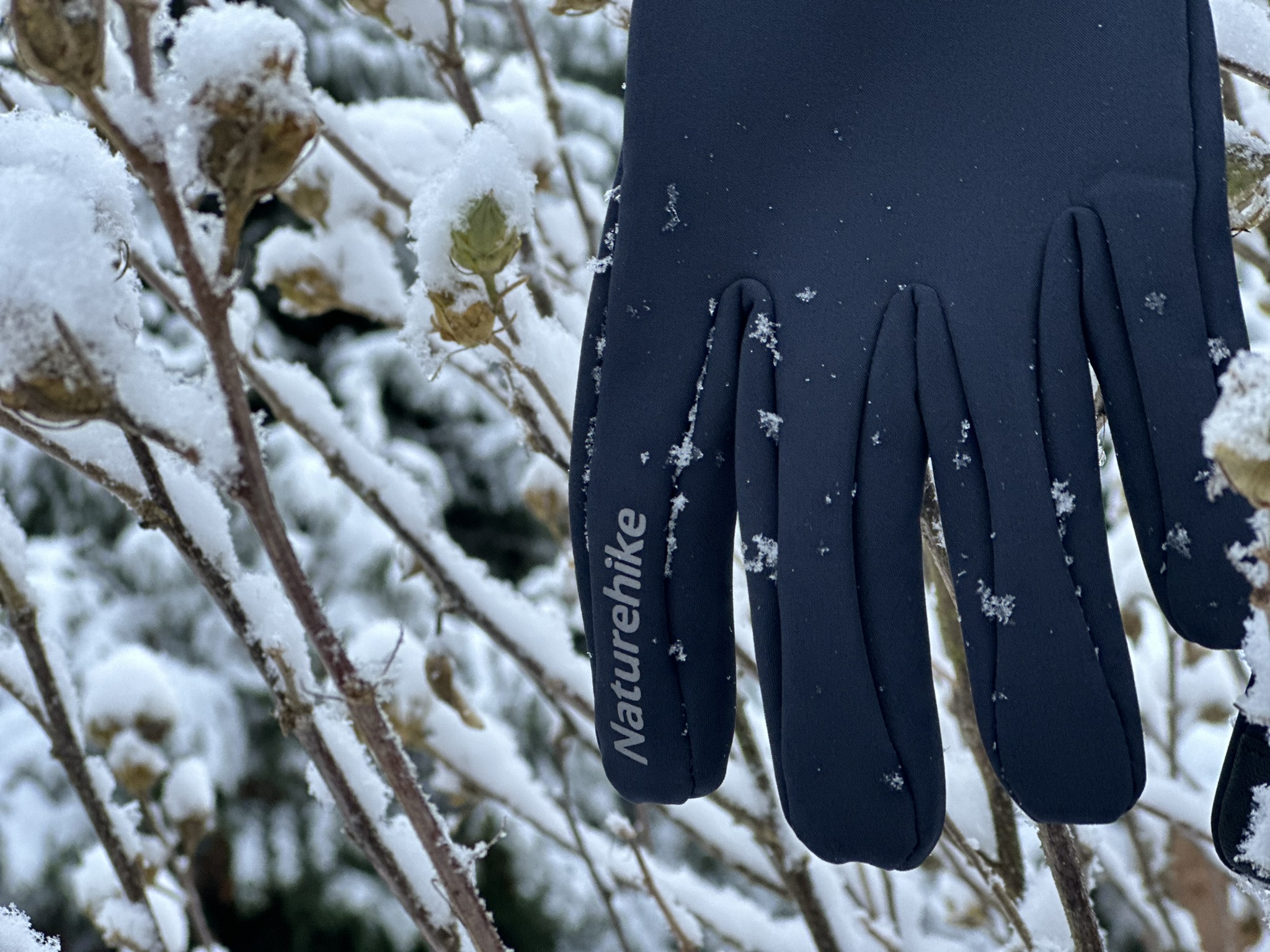 Naturehike teplé vodoodpudivé rukavice GL05 veľ. L - tmavo modré