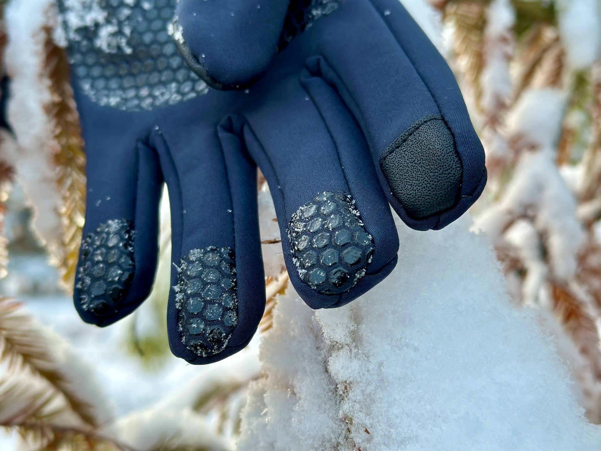 Naturehike teplé vodoodpudivé rukavice GL05 veľ. L - tmavo modré