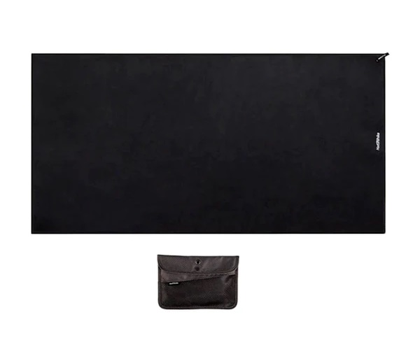 Naturehike rýchloschnúca osuška 285g - čierna