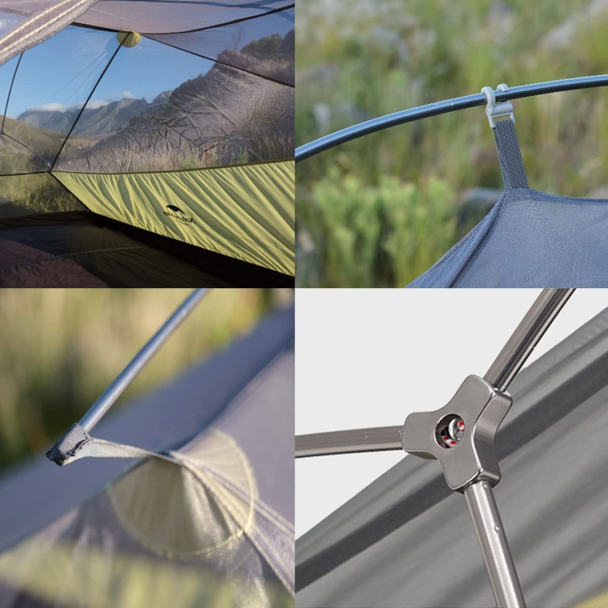 Naturehike ultraľahký stan Cloud Up3 20D 2382g - tmavo zelený