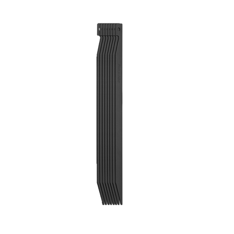 Naturehike ľahké stanové kolíky 8ks 20cm - čierne