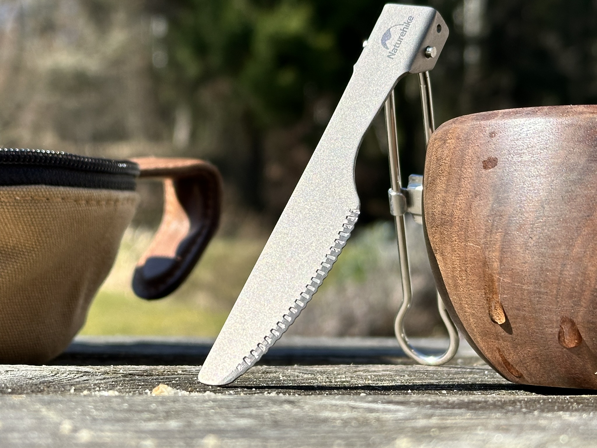Naturehike titánový nôž skladací 17g