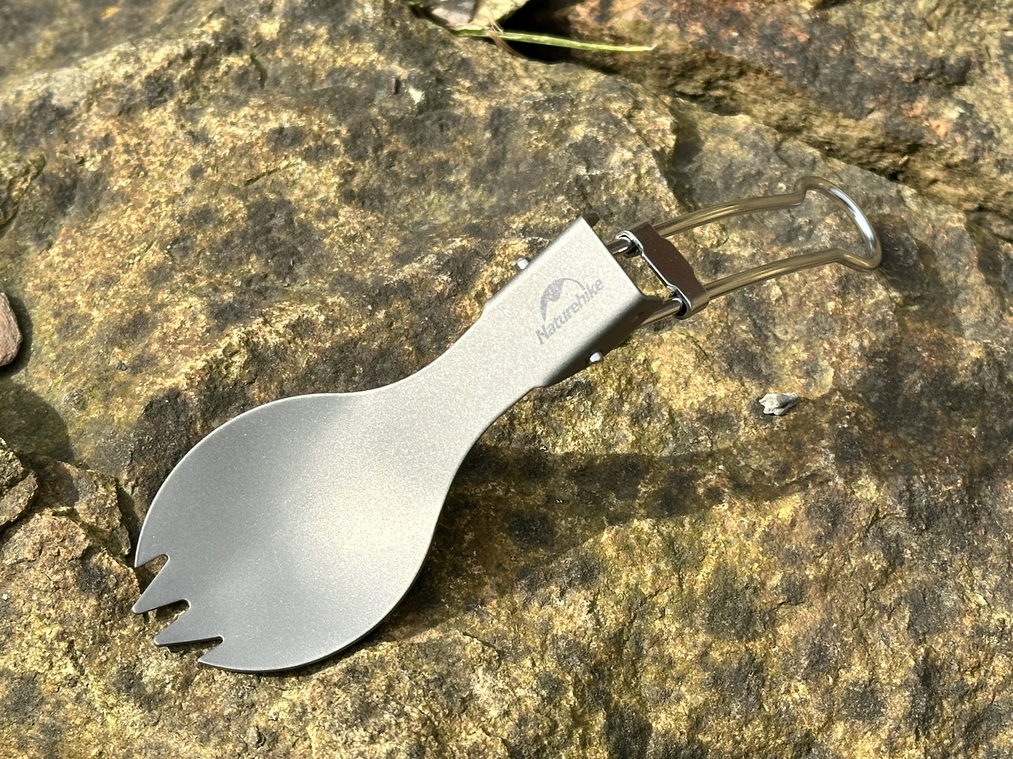 Naturehike titánová vidličko/lyžica skladacia 18g