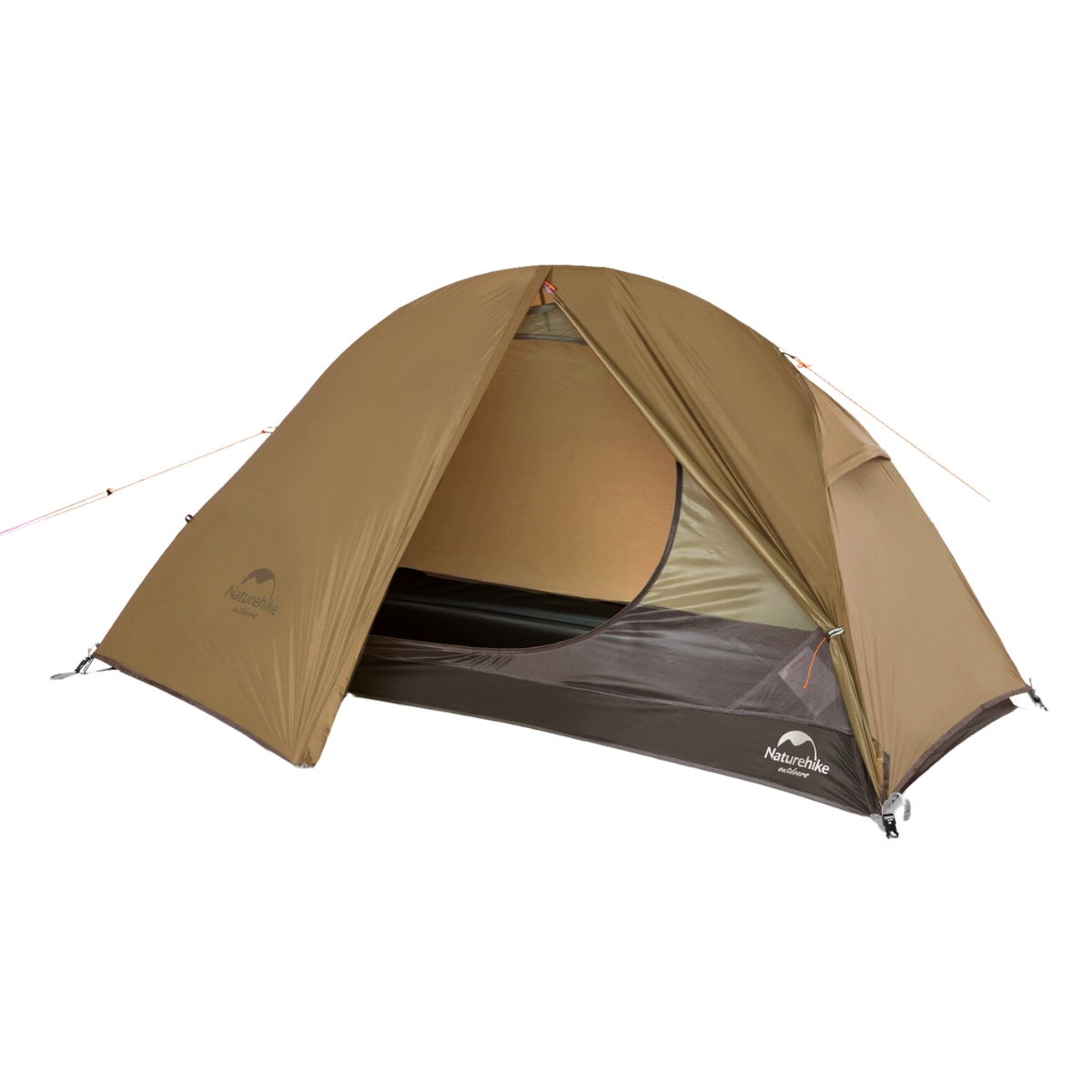 Naturehike ultraľahký cyklistický stan pre 1 os. 20D 1420g - bronzový