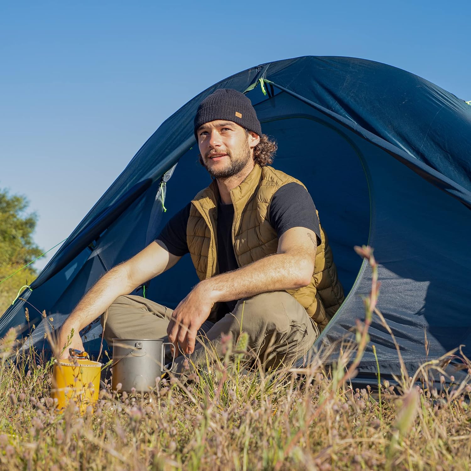Naturehike ultraľahký cyklistický stan pre 1 os. 20D 1420g - navy