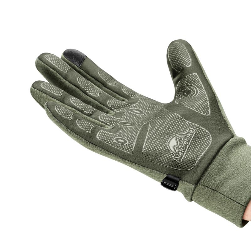 Naturehike protišmykové rukavice GL10 - zelené
