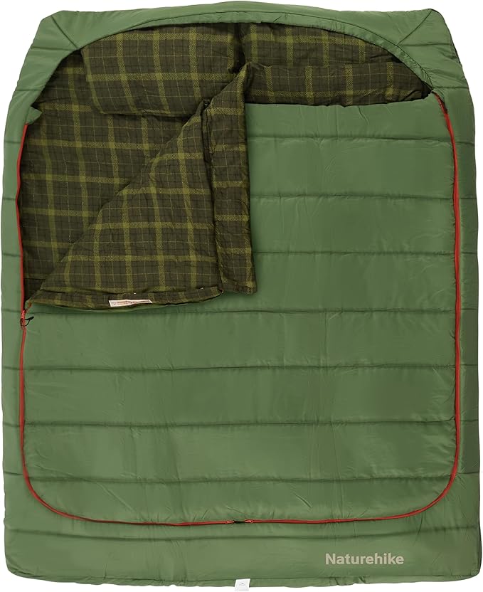 Naturehike dvojitý spací vak Akimo 5,4 kg - zelený