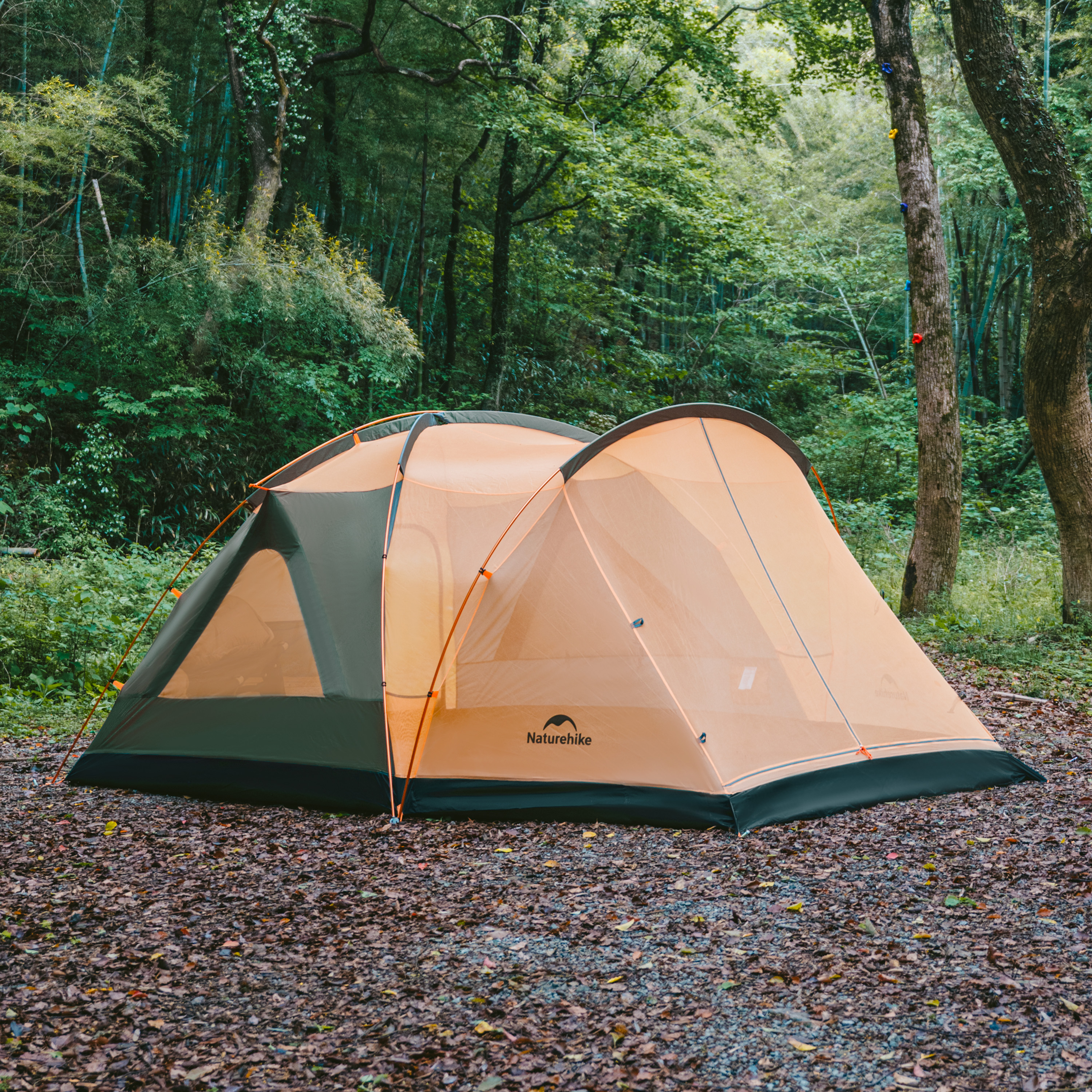 Naturehike veľký rodinný stan Kota 8,5 kg - šedozelený