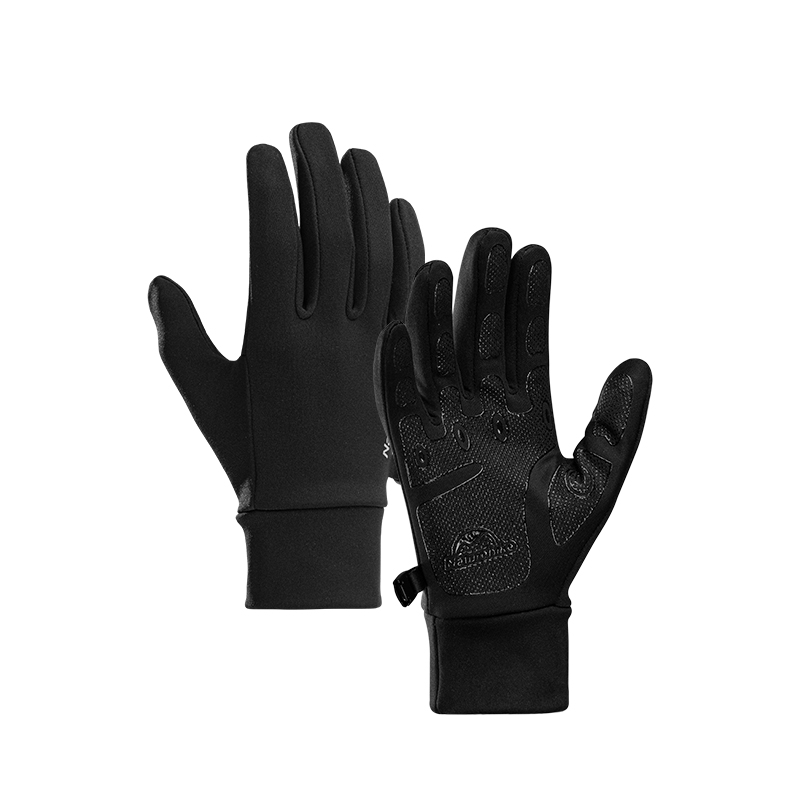 Naturehike protišmykové rukavice GL10 veľ. M-čierne