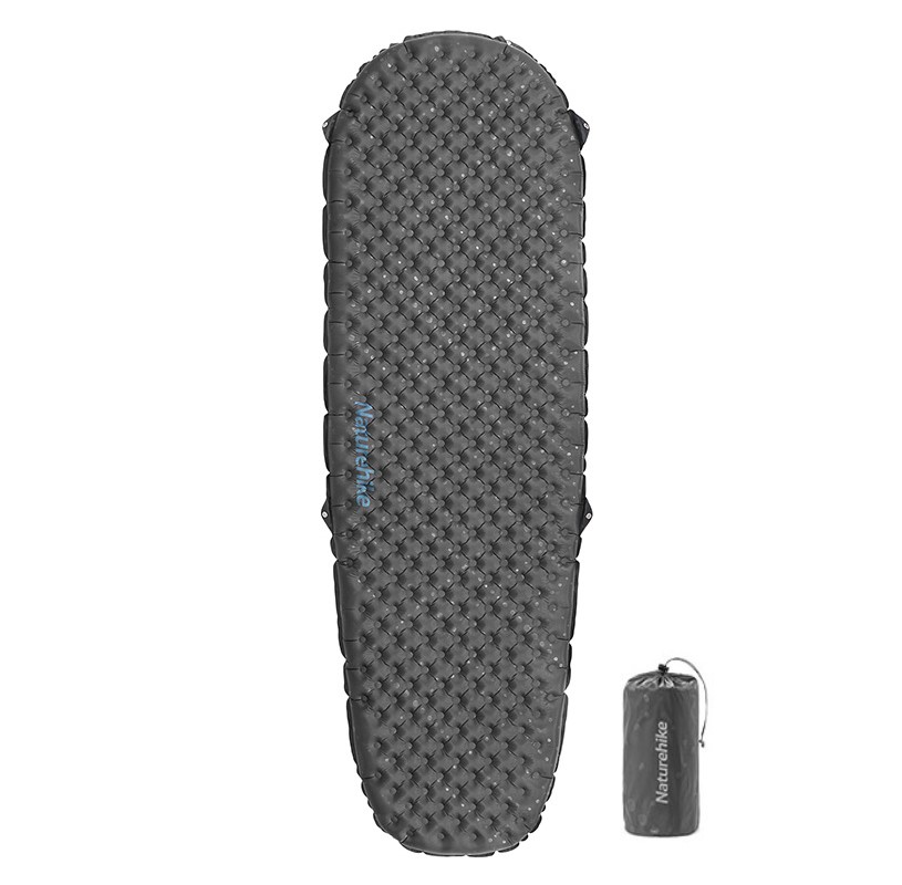 Naturehike ultraľahká nafukovacia karimatka R3.5 múmie 440g - šedá