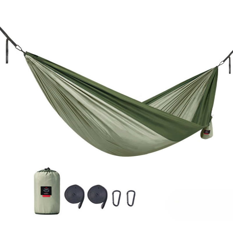 Naturehike hamaka s popruhmi na uchytenie pre 2 osoby 690g - zelená