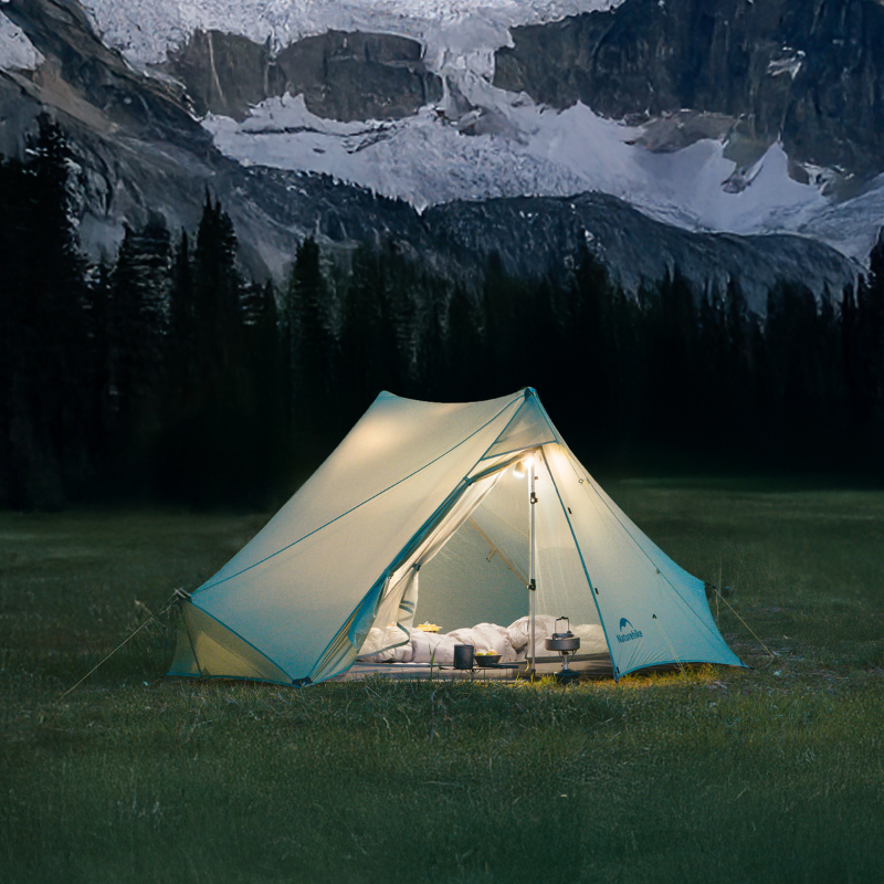 Naturehike ultraľahký stan Summiture 2 15D 1246 g - šalviovo zelený