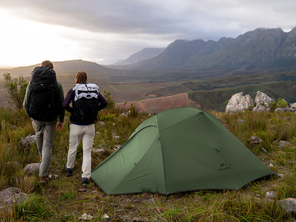 Naturehike ultraľahký stan Cloud Up3 séria Pro 20D 1930g - zelený