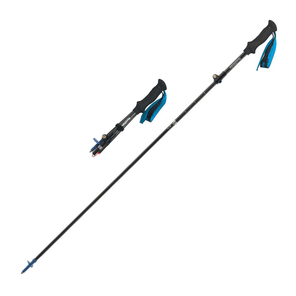 Naturehike karbónová skladacia treková palička ST08 163g - modrá 120 cm