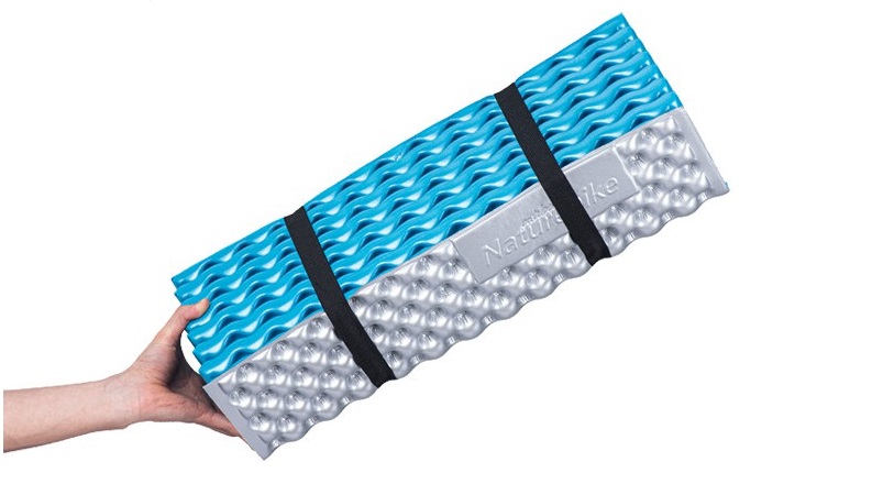 Naturehike zosilnená penová karimatka skladacia 530g - žltá