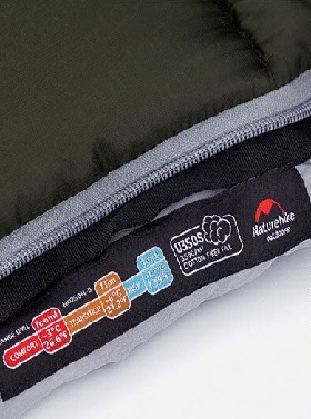 Naturehike U-serie spacák U350S 1700g - hnedý