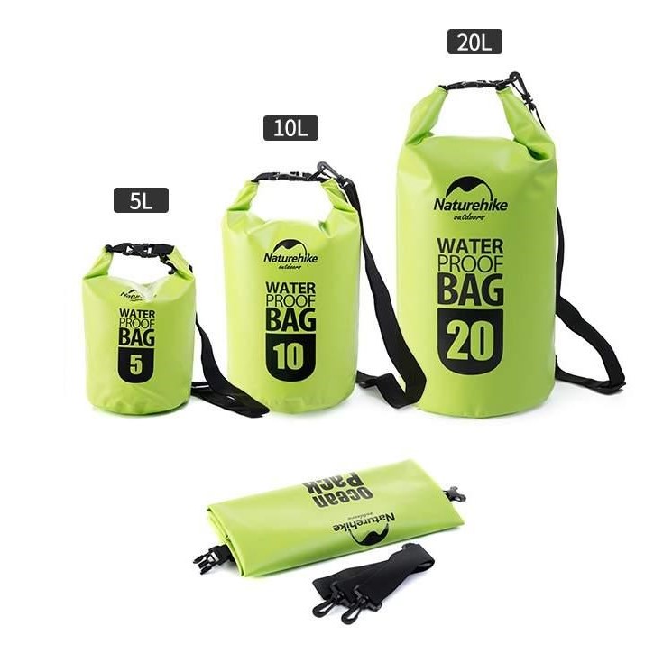 Naturehike vodotesný vak 20l - zelený