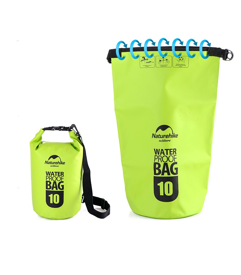 Naturehike vodotesný vak 20l - zelený