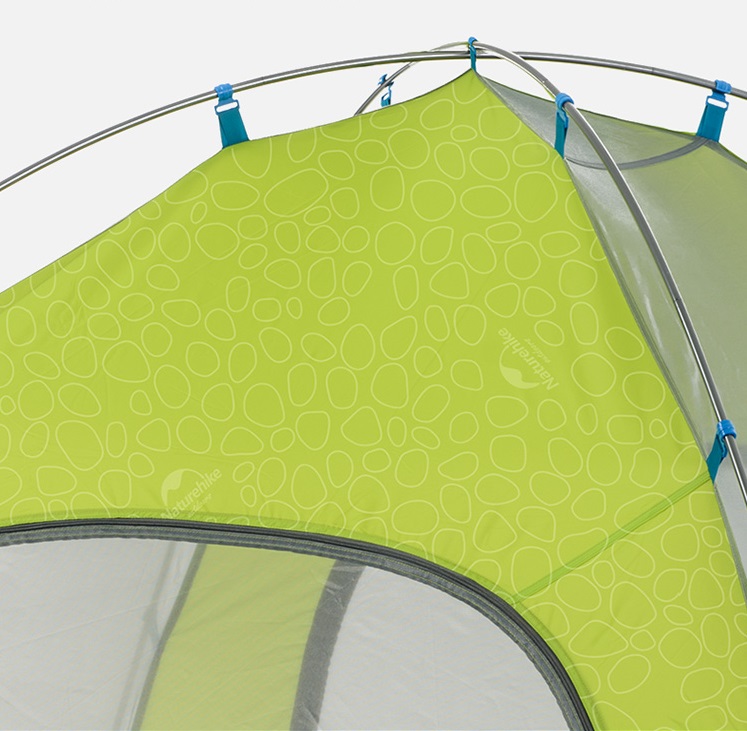Naturehike stan P2 pre 2 osoby upg. váha 2200g - svetlo zelený