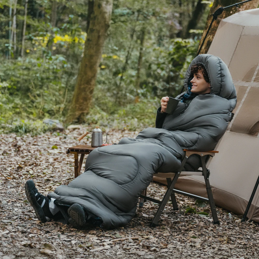 Naturehike bavlnený spací vak HL500 modrý flanel 2,7kg