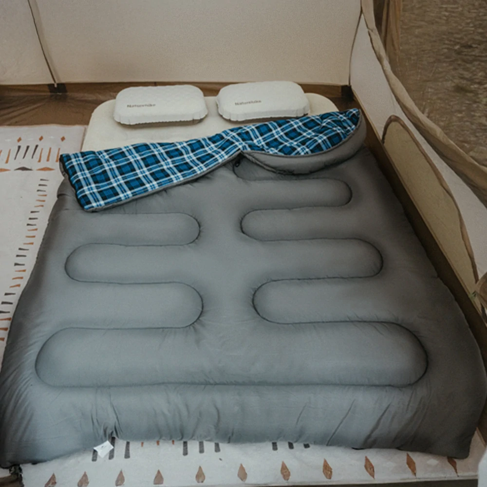Naturehike bavlnený spací vak HL500 modrý flanel 2,7kg