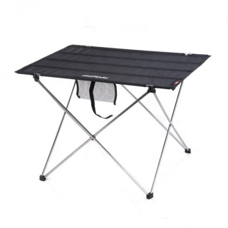 Naturehike textilný skladací stolík L 75cm - čierny