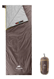 Naturehike mini ultralight LW180 spací vak 760g veľ. XL- hnedý