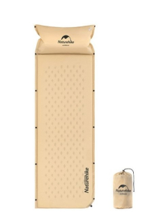 Naturehike samonafukovacia karimatka s integrovaným vankúšom Base 998g - zlatá