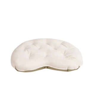 Naturehike nafukovací cestovný vankúšik velvet 175g - béžový
