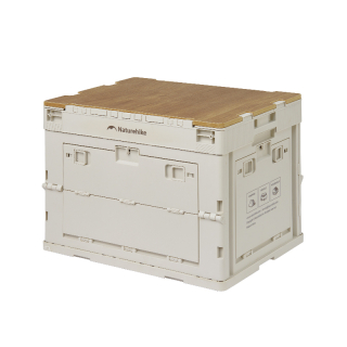 Naturehike skladovací box s doskou 23l - krémový
