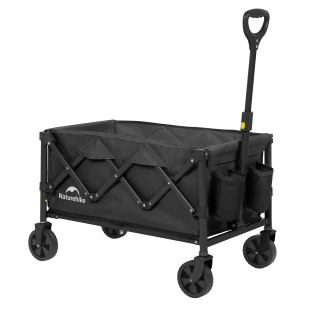 Naturehike skladací prepravný vozík na kolieskach Smart 6 kg - čierny