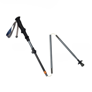 Naturehike kombinovaná skladacia treková palička DS12 115-135cm 221g - grafitovo šedá