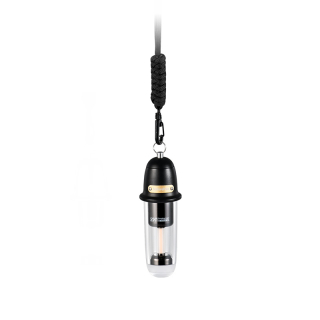 Naturehike outdoorové svetlo Bludička 2v1 104g - čierny