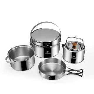 Naturehike set riadu z nerezovej ocele 1372g