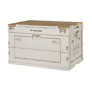 Naturehike skladovací box s doskou 52l - krémový