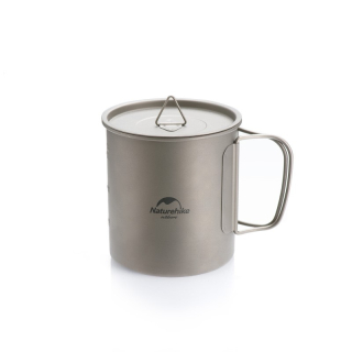 Naturehike titánový hrnček 20CJ 600ml 100g vr. pokrievky