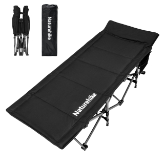 Naturehike skladacia polstrovaná posteľ WS10 7300g - čierna