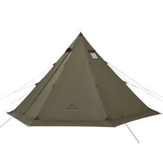 Naturehike osemboký pyramídový stan Pasture Fire 9,7 kg - zelený