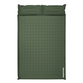 Naturehike dvojitá karimatka Trail s nafukovacím vankúšom 2600g - zelená