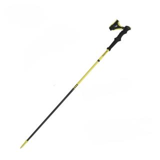 Naturehike skladacia karbónová treková palička Air Terk EXT2 120 cm 151g - čierno / žltá - ľavá