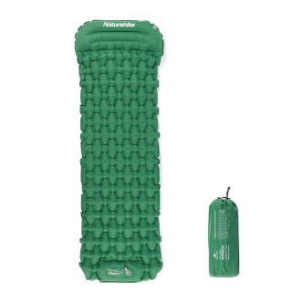 Naturehike nafukovacia karimatka FC-12 s manuálnou pumpou 730g - zelená