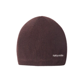 Naturehike zimná outdoorová pletená čiapka s PU vrstvou 97g - hnedá