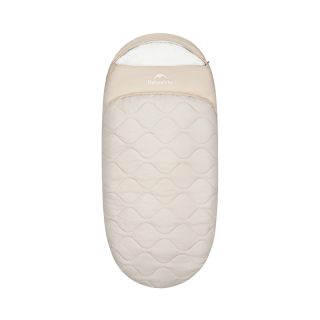 Naturehike oválny spací vak PS500 3,49 kg - krémový - pravý