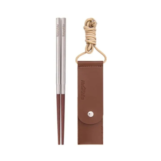 Naturehike skladacie čínske paličky drevo/nerez 18g