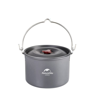 Naturehike závesný hliníkový hrniec pre 4-6 osôb 537g - 4l
